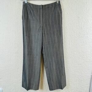 Talbots VTG Petites-Mohair/Wool Blend Gray Stripe Lined Size 8
